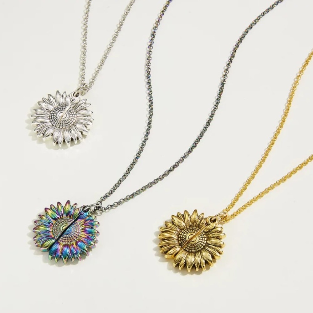 NEW You are My Sunshine Pendant Gold Necklace - Picture 3 of 5